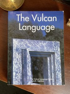 In-print edition of The Vulcan Language book